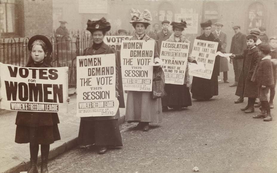 Suffragette poster parade