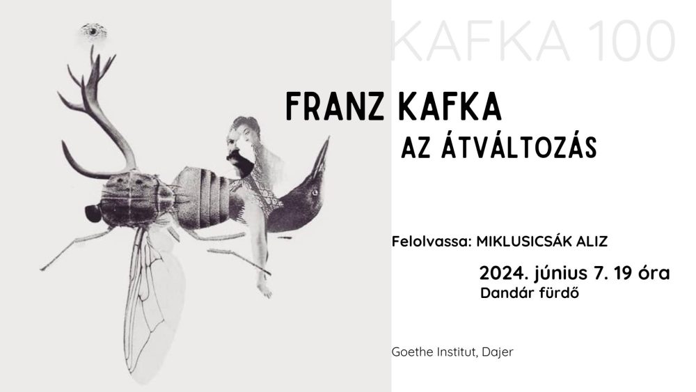 Franz Kafka: Átváltozás felolvasás a Dandár gyógyfürdőben